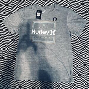 Hurley Men’s Gray Logo Graphic T-Shirt